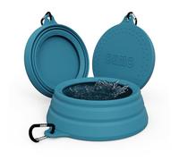 OHMO Collapsible Dog Water Bowl Large 1000ml No Spill from Car Movement, Travel Dog Bowls, Less Splash Portable Pet Bowl for Road Trip, Cat Travel Accessories