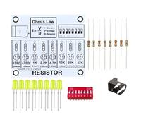 Ohms Law Soldering Practice Set Learning Board Electronics Training Board Electronic Circuit Project Resistor Portable Circuit