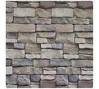 Ohmywor Brick Self Adhesive Wallpaper Peel and Stick Stone Wallpaper Paste Brick Effect Lining Paper Vinyl Film for Living Room Walls Bedroom Kitchen Bathroom 45x300CM