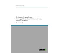 Ohnesorge - Deckungsbeitragsrechnung Rechnungsgren der freien Wirtsc - P555z