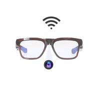 OhO 64GB WiFi Camera Glasses,Streaming Videos & Photos from Glasses to App with Ultra Full HD Camera and Blue Light Blocking Lens