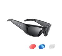 OhO sunshine Audio Sunglasses, Voice Control and Open Ear Style Lists Music and Calls with Volumn Up and Down, Bluetooth 5.0 Smart Glasses and IP44 Waterproof Feature for Outdoor Sports