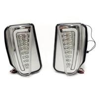 Ohocean Car Turn Signal Light For Toyota For Prius ZVW30 2012 2013 2014 2015 Car LED Front Bumper Fog Lamp DRL Daytime Running Lights Yellow Turn Signals Light(Clear cover)