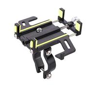 Ohocean Holder Stand GPS GPS Navigation Bracket Aluminium Alloy Phone Stand Scalable Cycling Holder 360 Motorcycle Electric Vehicle Support(Yellow A)