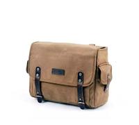 Ohocean Motorcycle Tail Bag Universal Motorcycle Side Bag Retro Waterproof Tool Large Capacity Luggage Travel Bags Motorbike SaddleBag(Khaki)