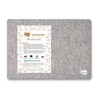 OHOCO Wool Pressing Mat for Quilting - 17" x 24" Extra Large Felt Ironing Pad 1/2" Thick, 100% New Zealand Wool for Ironing, Sewing, Cutting on Ironing Board, Tabletop, Dryer, Countertop