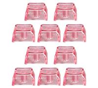 ohodhmnu 10PCS High Transparent Keycaps XDA Height Keycap Set For Mechanical Keyboard Keycap Backlit Key Caps Colorful