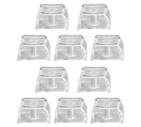 ohodhmnu 10PCS High Transparent Keycaps XDA Height Keycap Set For Mechanical Keyboard Keycap Backlit Key Caps Colorful