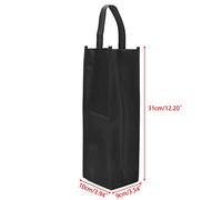 ohodhmnu 1Pc Non-Woven Fabric Red Wine Bottle Bags Weddings Holiday Party Washable