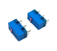 ohodhmnu 2 Pieces Momentary Push Button Limit 3 Pins Gold Alloy Contacts 70g 0.74N For Gaming