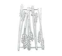 ohodhmnu A Bouquet Of Lavender Metal Cutting Dies For Scrapbooking Photos Die Paper Cards Embossed Decorative Art