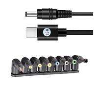 ohodhmnu DC5521 Power Male To Female Elbow Supply Adapters For Routers Laptops Cameras And Notebook 5.5x2.1mm 5V-20V Optional