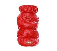 ohodhmnu Winter Dog Coat Furry Lining Waterproof Windproof Dog Snowsuit Dog Coat Puppy Outfit Puppy Outfit Easy