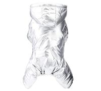 ohodhmnu Winter Dog Coats Fleece Padded Lining Windproof Dog Snowsuit Dog Coat Jumpsuit for Puppy Outfit Easy