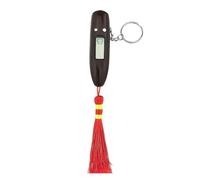 ohodhmnu Wood Finish Electronic Digital Counter Keychain For Spiritual Practice Stress Relief Finger Exercise
