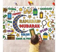 OHOME Ramadan Coloring Tablecloth