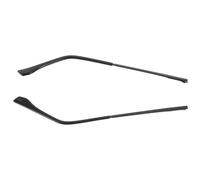 OHPHCALL 1 Pair Metal Eyeglass Retainer Legs for Glasses Arm Replacement, Sturdy Eyeglasses Arms Legs with Black Metal Material, Designed to Reduce between Ears and Temples for Comfortable