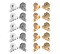 OHPHCALL 10 Pairs Magnetic Fasteners Magnetic Closures Secure Closure Sleek Iron Snap Fastener for Clothing Purses Formal Occasions 0.79x0.59x0.20in