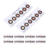 OHPHCALL 10 Pcs SMD Humidity Indicator Card 6-Point Paper Color Change Indicator High Precision Six-Point SMD Technology for Electronic Components Storage and PCB Packaging