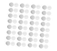 OHPHCALL 100 Sets Blank Badge Button Blank Badge High Transparency Strong Durability Alloy Plastic Steel for Bag Decorations