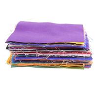 OHPHCALL 100pcs Assorted Colour Polyester Quilting Fabric Squares 4x4 Inch Pre-Cut Patchwork Fabric Bundle for Sewing and Making Purse, for Beginners and DIY Craft Projects