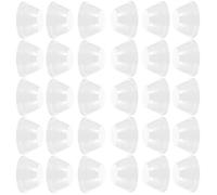OHPHCALL 100pcs Plastic Plant Humidity Dome Covers with Anti-freezing Protection for Garden Seedlings and Plant Nursery Grow Domes for Warming and Protecting