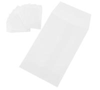 OHPHCALL 100pcs Small Paper Envelopes for Money Keys Coins Trinkets Storage Portable Lightweight Sturdy Coin Envelopes for Budgeting Cash Savings for Savings Challenge and Everyday Use