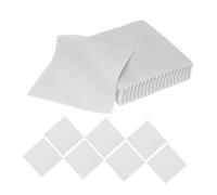 OHPHCALL 100pcs Suede Jewelry Cleaning Cloth Grey Polishing Cloth for Pearl Platinum Multipurpose Tarnish Removal and Jewelry Care Compact and Portable Wipes for Daily Use