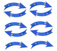 OHPHCALL 10pcs Bike Wheel Reflectors for Night Riding High Visibility Arrow-shaped Spoke Reflectors Cycling Safety Accessories for Mountain and Road Bikes