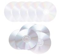 OHPHCALL 10pcs DIY CD Discs for Wall Decoration, Handmade Plastic Craft Discs with Fine Workmanship, Creative round Blank Disks for Room Decoration and Cultivating Hands-on Ability