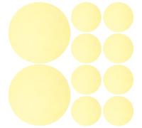 OHPHCALL 10pcs round Self-adhesive Yellow Light Diffuser Film for LED Downlights and Spotlights, Pet Material with Dimming Function, Ambient Lighting Filter for Bedrooms and Photo Scenes