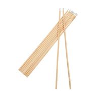 OHPHCALL 10pcs Round Wooden Craft Rods 300mm Solid Wood Sticks for DIY Shadow Puppets Manipulation Doll House Accessories Arts and Crafts Supplies