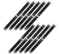 OHPHCALL 10pcs Silver Iron Spring Clip Handbag Hinges 9cm for Making Clasp Bags and Coin Purses DIY Sewing Craft Accessories Random Color