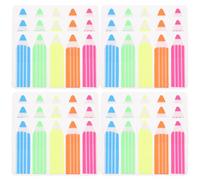 OHPHCALL 1200pcs Pet Bookmark Sticky Page Markers Assorted Color Material Safety Handwritten Remarks Portable Reading Strips for Beginners