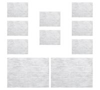 OHPHCALL 12pcs Range Hood Cooker Hood Filters Nonwoven Fabric Grease Filter Sheets with High Temperature Resistance and Effective Filtration for Kitchen Use