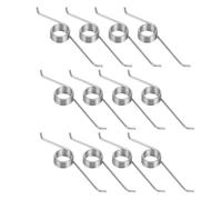 OHPHCALL 12pcs Stainless Steel Torsion Spring for Trash Can Lid Replacement, 150° Angle with 4-coil Design, Supports Repeated Lid Openings and Stable Compression, Suitable for Kitchen