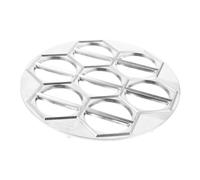 OHPHCALL 14-Holes Pelmeni Maker Dumpling Mold Made of Sturdy Aluminum Alloy, Convenient and Comfortable to Use, Easy to Wash, for Homemade Pot Stickers and Housewarming