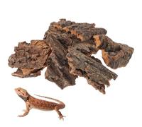OHPHCALL 14pcs Reptile Climbing Platform and Hideout with Natural Bark Material, Scenic Decoration for Snakes and Lizards in Terrarium Or Fish Tank Habitat
