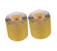 OHPHCALL 2 Rolls Glitter Blackboard Border Trim Decorative Bulletin Board Paper for Classroom Decor Flexible Cuttable Sparkling Chalkboard Edge Enhancer