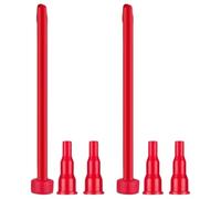 OHPHCALL 2 Sets Can Conversion Kit Can Valves Nozzle Precision Engineering User Friendly Abs Plastic Red Gas Canisters Adapter for Outdoor Use and Home