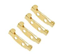 OHPHCALL 200pcs Golden Alloy Brooch Pins 2.5cm Safety Back Pins with Wear Resistance and Bend-resistant Feature for Craft Jewelry DIY Making and Corsage