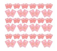 OHPHCALL 200pcs Pink Plastic Thank You Bags with Four-finger Handle and Flat Mouth Design, Versatile Use for Holiday Gifting and Different Occasions, Comfortable Grip and Elegant Style