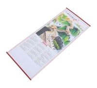 OHPHCALL 2025 Monthly Calendar Chinese Lunar Year Calendar with Hanging Rope Multi-functional Design for Decorative Painting and Journal