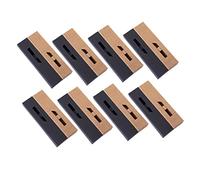 OHPHCALL 20pcs Kraft Paper Pen Boxes with Window Rectangular Fountain Pen Cases for Students Portable Pencil Storage Containers Lightweight for Home and School Organization