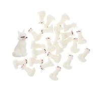 OHPHCALL 24pcs Mini Fox Decor Resin Fox Figurines for Diy Micro Landscape Terrarium Figurines Miniature Garden Ornaments
