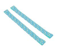 OHPHCALL 2pcs Beach Chair Towel Bands Silicone Straps 12.5x1.5inch Wear and Break Resistance Easy to Stretch Printing Design for Beach Chair Towels