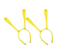 OHPHCALL 2pcs Bee Party Headbands with Cute Cloth Antenna Hair Hoops, Not Easy to Fall or Break, Bee Cosplay Accessory for Halloween Party and Holiday Stage