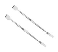 OHPHCALL 2pcs Blackhead Shovel Beauty Tool Stainless Steel Extractor Pore Cleaning Tool Metal Blackhead Extractor Face Scraper Tool Metal Blackhead Removal Tool Pore Extractor Pore Scraper