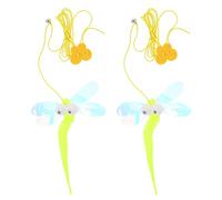 OHPHCALL 2pcs Cat Swing for Indoor Cats with Creative Hanging Design, Polyester Material, Easy to Store Interactive Kitten to Increase Interaction and Provide Fun