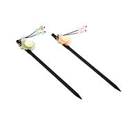 OHPHCALL 2pcs Chinese Retro Hairpins Hair Stick Chopstick Hairpin Flower Hair Pins for Women Girls Teens